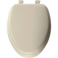Chesterfield Leather Elongated Soft Toilet Seat, Bone CH1739180